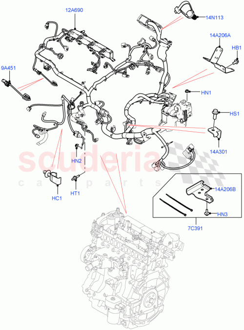 Part Diagram for Land Rover LR089197