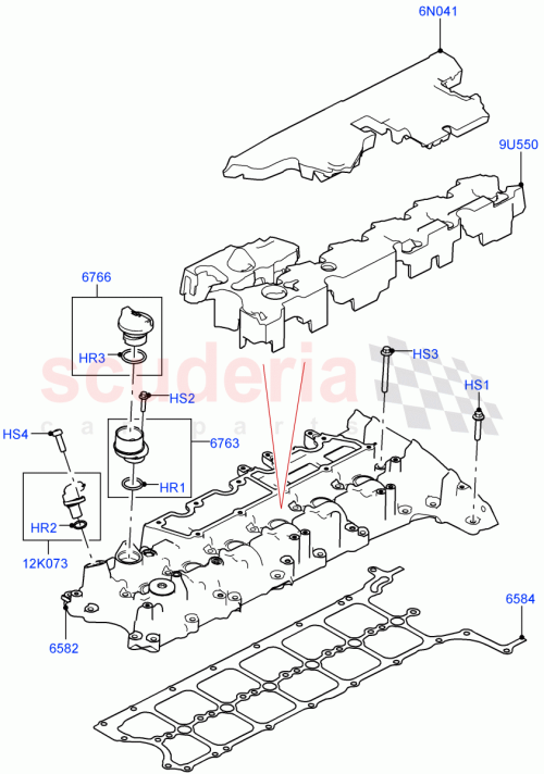 Part Diagram for Land Rover LR125323
