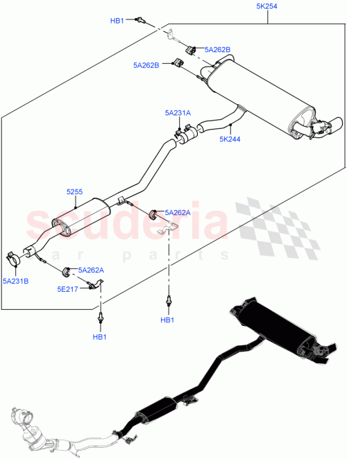 Part Diagram for Land Rover LR112551