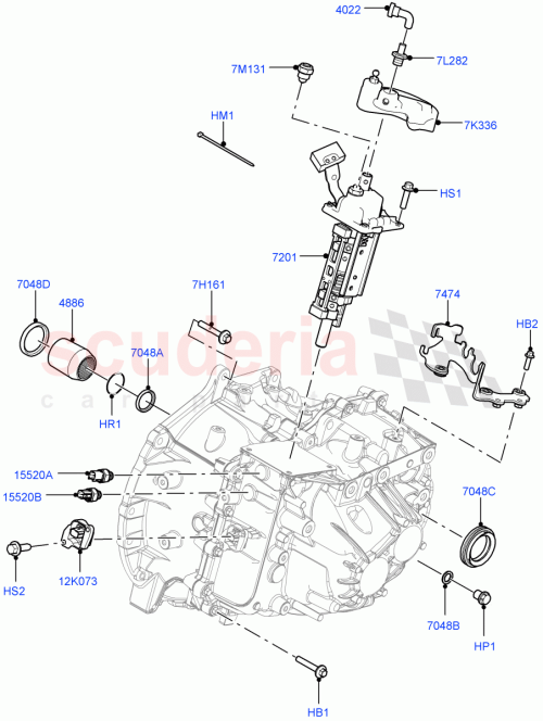 Part Diagram for Land Rover LR075364