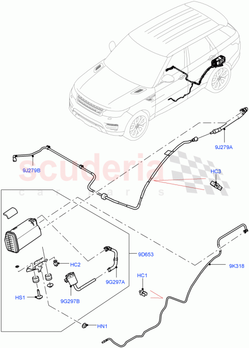 Part Diagram for Land Rover LR161594