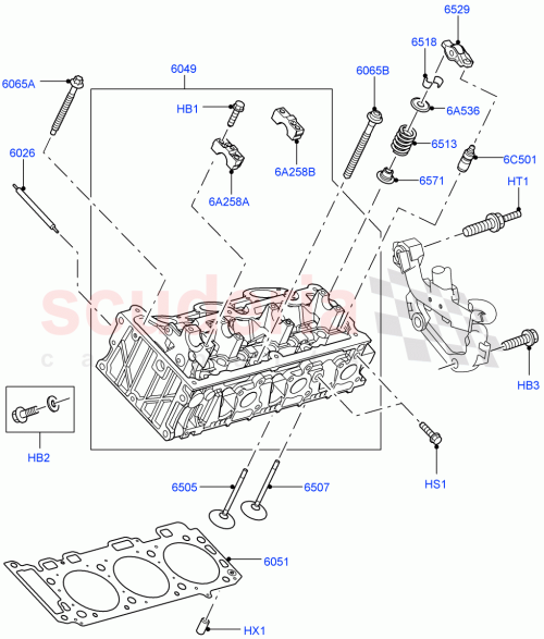 Part Diagram for Land Rover LR004433