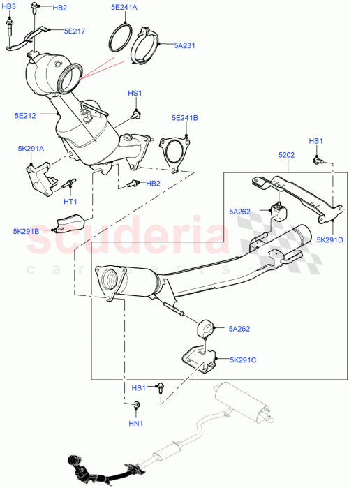 Part Diagram for Land Rover LR115626