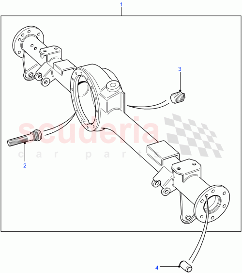Part Diagram for Land Rover TVI100130