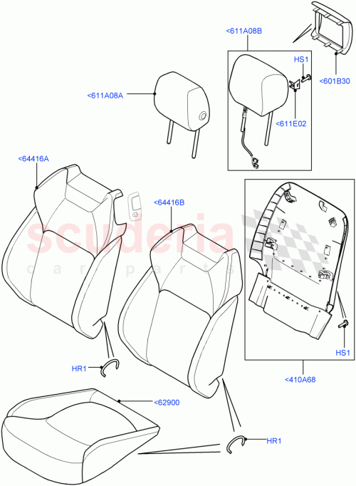 Part Diagram for Land Rover LR140717