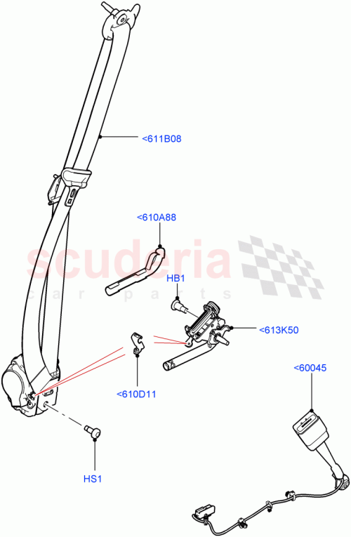 Part Diagram for Land Rover LR155093