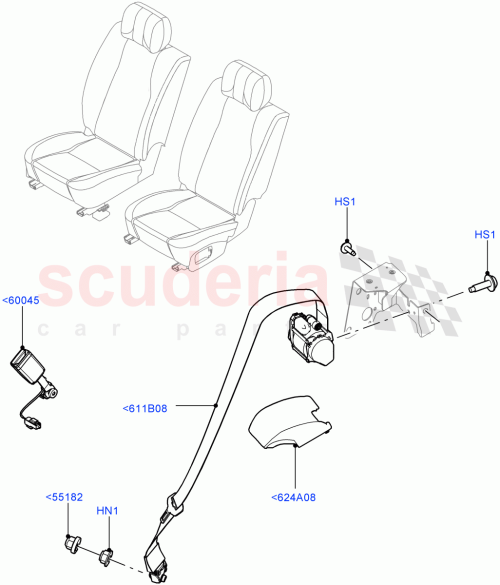 Part Diagram for Land Rover LR112810