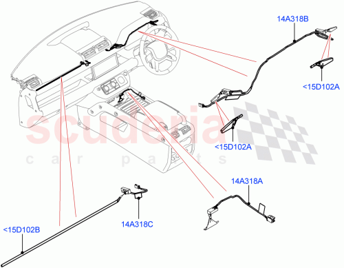 Part Diagram for Land Rover LR143309