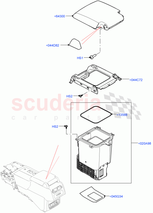 Part Diagram for Land Rover LR143009