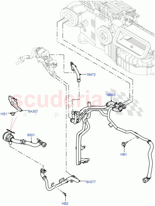 Part Diagram for Land Rover LR155900