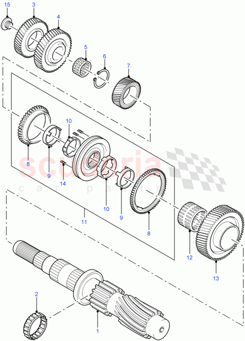 Part Diagram for Land Rover LR005156
