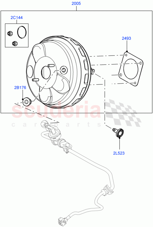 Part Diagram for Land Rover LR096536