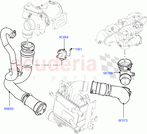 Part Diagram for Land Rover LR100459