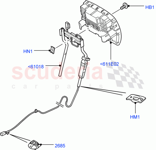 Part Diagram for Land Rover LR020058