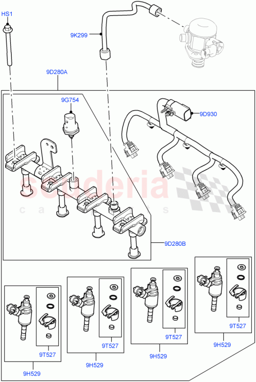 Part Diagram for Land Rover LR156872