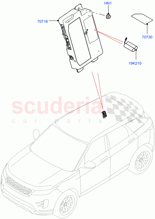 Part Diagram for Land Rover LR131948