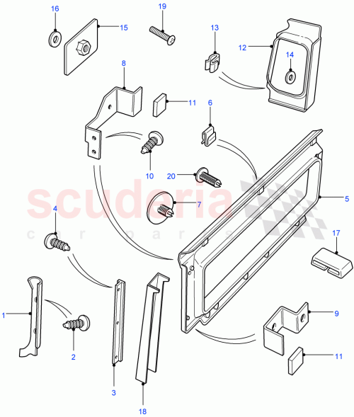 Part Diagram for Land Rover LR066936