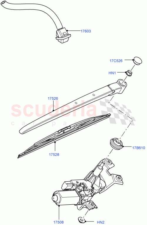 Part Diagram for Land Rover DKB500160PMD
