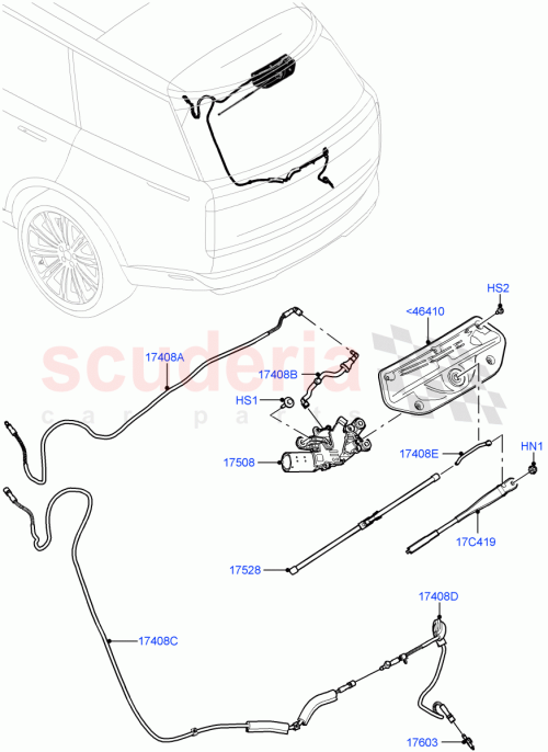 Part Diagram for Land Rover LR153553