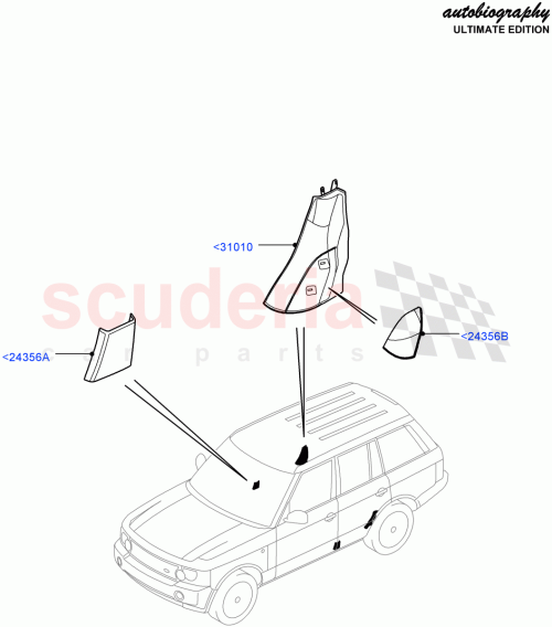 Part Diagram for Land Rover LR031282
