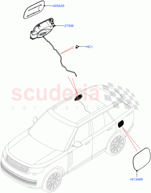 Part Diagram for Land Rover LR181554