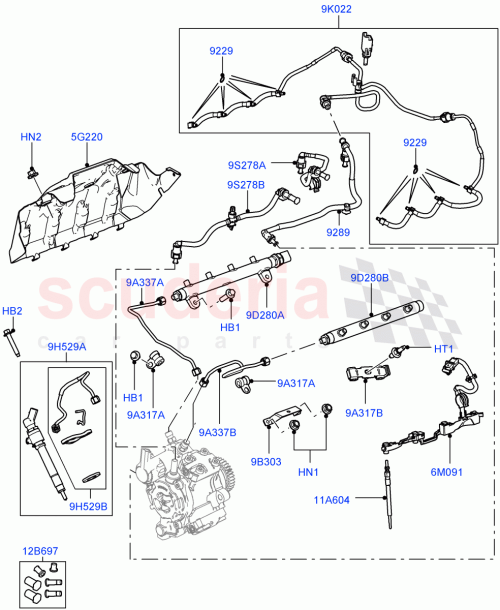 Part Diagram for Land Rover LR002494