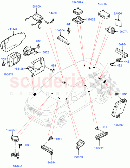 Part Diagram for Land Rover LR158548