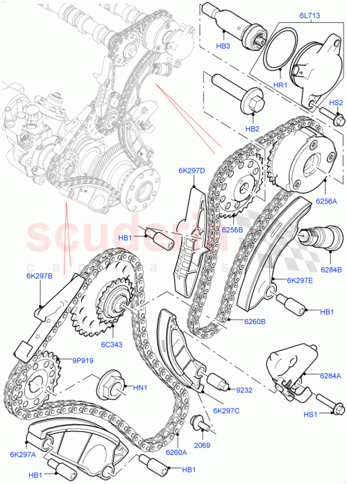 Part Diagram for Land Rover LR095784