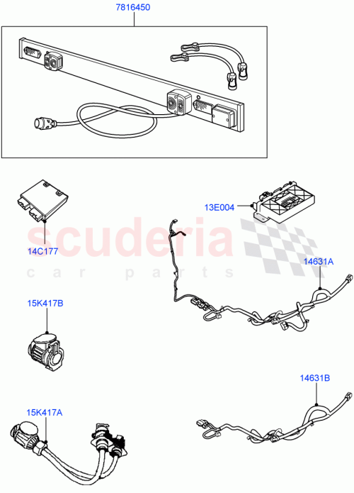 Part Diagram for Land Rover VPLYT0306