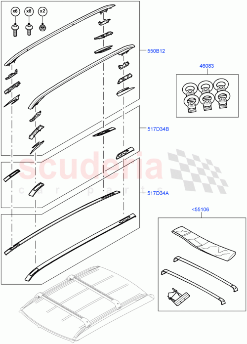 Part Diagram for Land Rover VPLVR0086