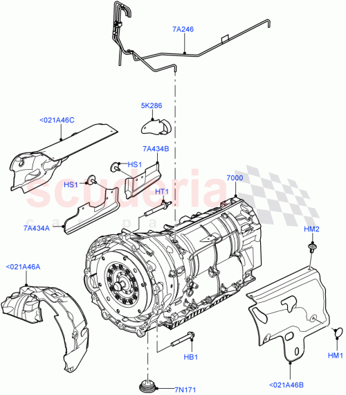 Part Diagram for Land Rover LR121397