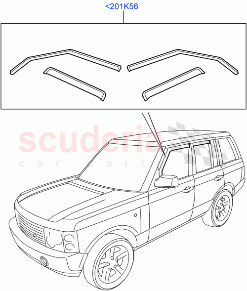 Part Diagram for Land Rover VUB000610