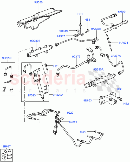 Part Diagram for Land Rover LR014362