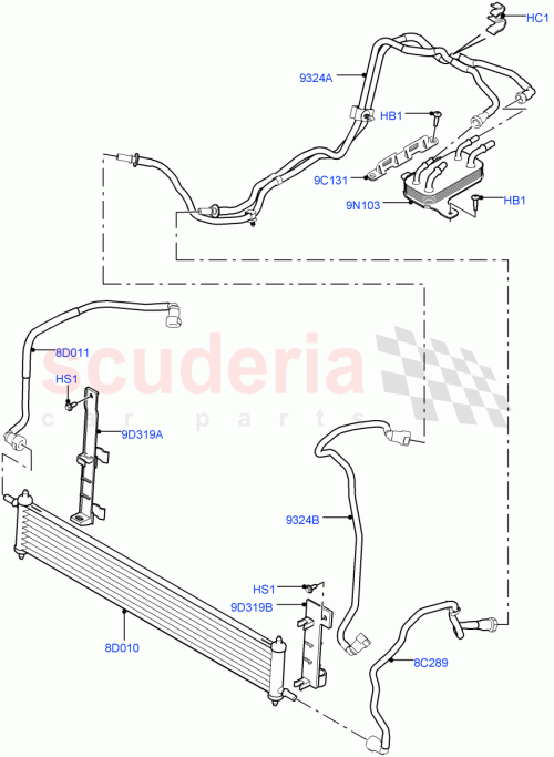 Part Diagram for Land Rover LR035634