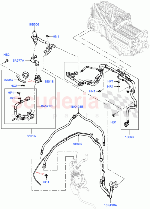 Part Diagram for Land Rover LR153493