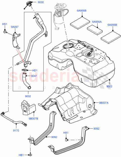 Part Diagram for Land Rover LR126579