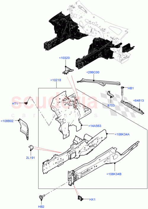 Part Diagram for Land Rover LR129027