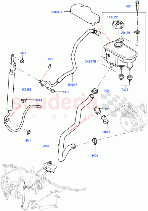 Part Diagram for Land Rover LR072569