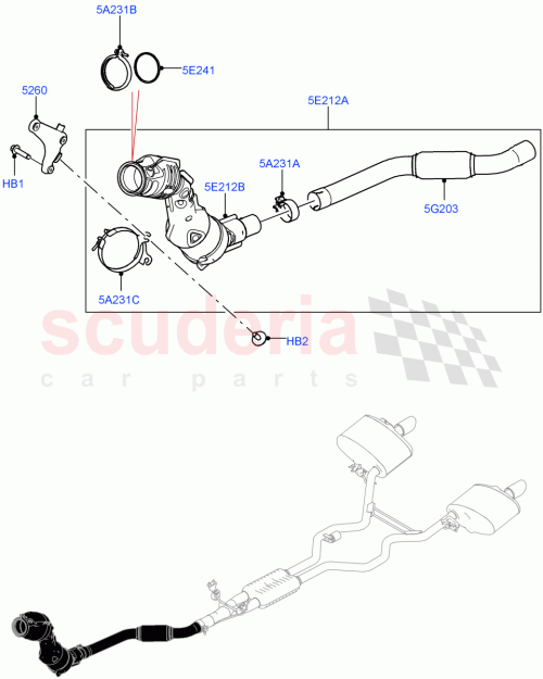 Part Diagram for Land Rover LR146851