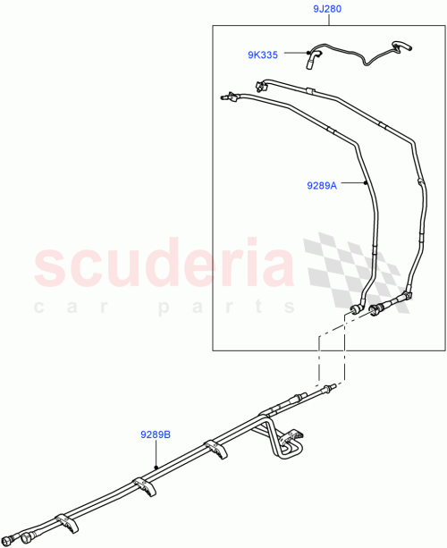 Part Diagram for Land Rover WFP500382