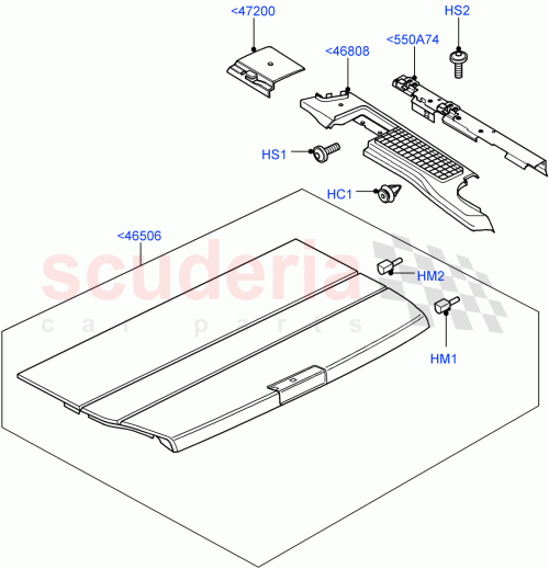 Part Diagram for Land Rover EYC000230