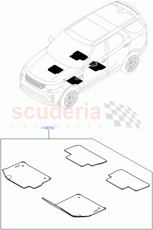 Part Diagram for Land Rover VPLRS0331AAM