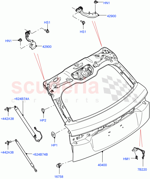 Part Diagram for Land Rover LR091739