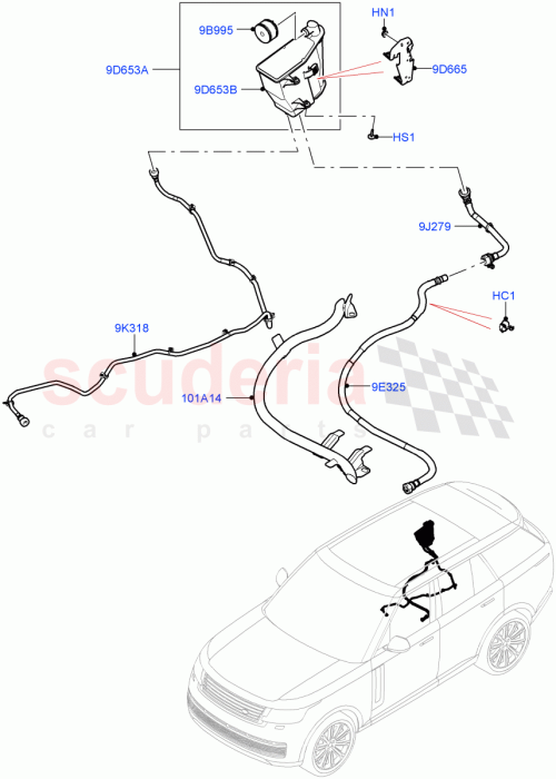 Part Diagram for Land Rover LR152132