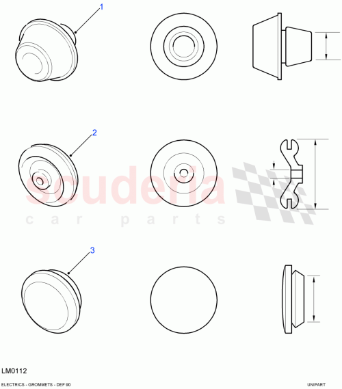 Part Diagram for Land Rover 338013