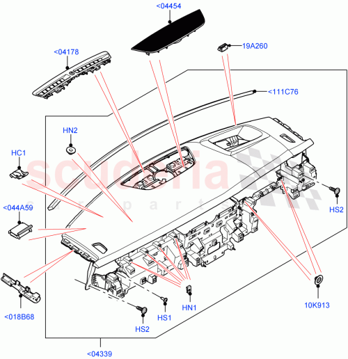 Part Diagram for Land Rover LR139059