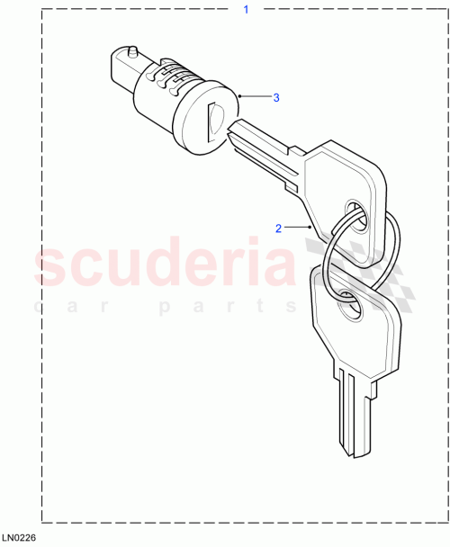 Part Diagram for Land Rover CWE500390