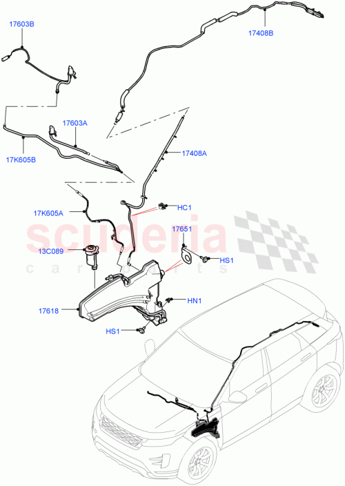 Part Diagram for Land Rover LR117363