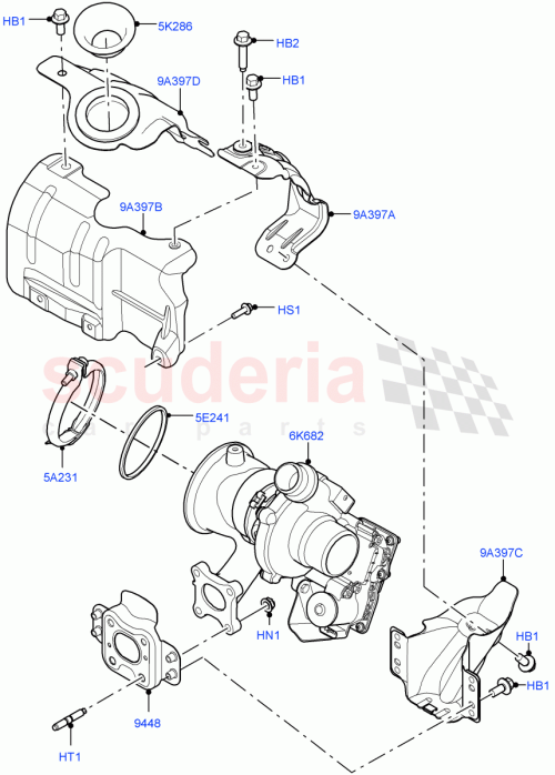 Part Diagram for Land Rover LR125403