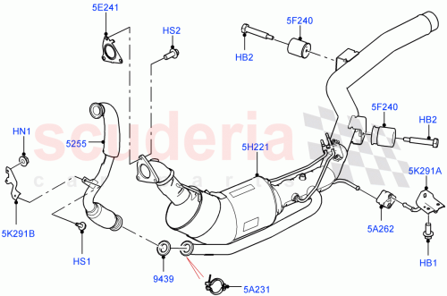 Part Diagram for Land Rover LR077694